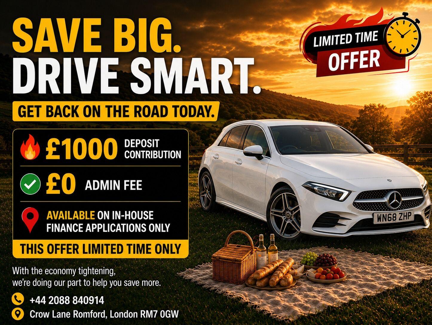 1.3 A200 AMG Line (Premium) Hatchback 5dr Petrol 7G-DCT Euro 6 (s/s) (163 ps)